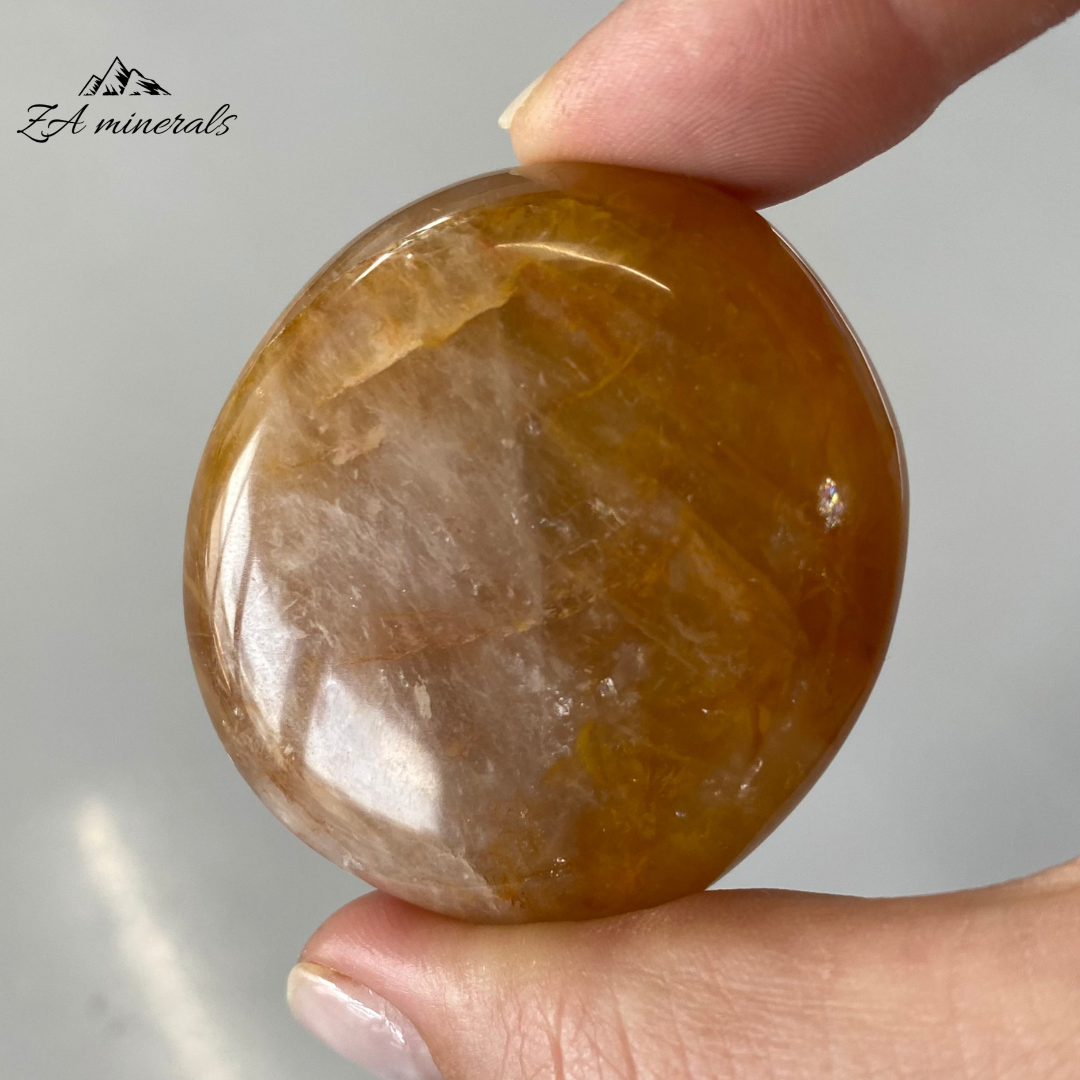 Polished Yellow Hematoid Quartz (x3) 0.160kg IS4