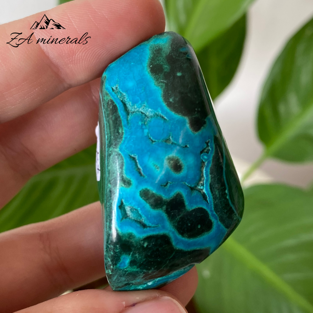 Chrysocolla Malachite 71g ID21 – ZA minerals