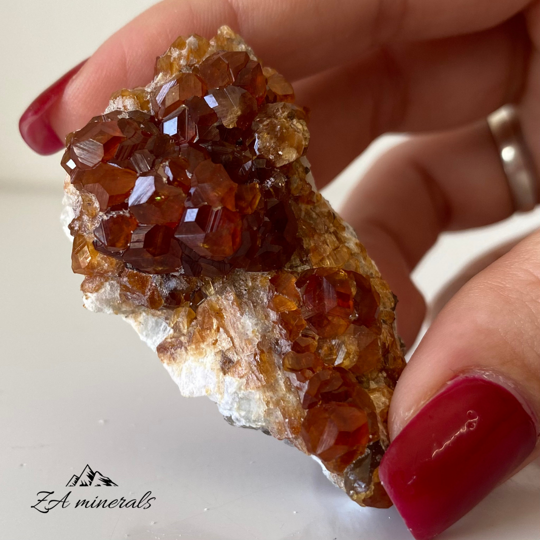 Spessartine Garnet & Feldspar 0.050kg