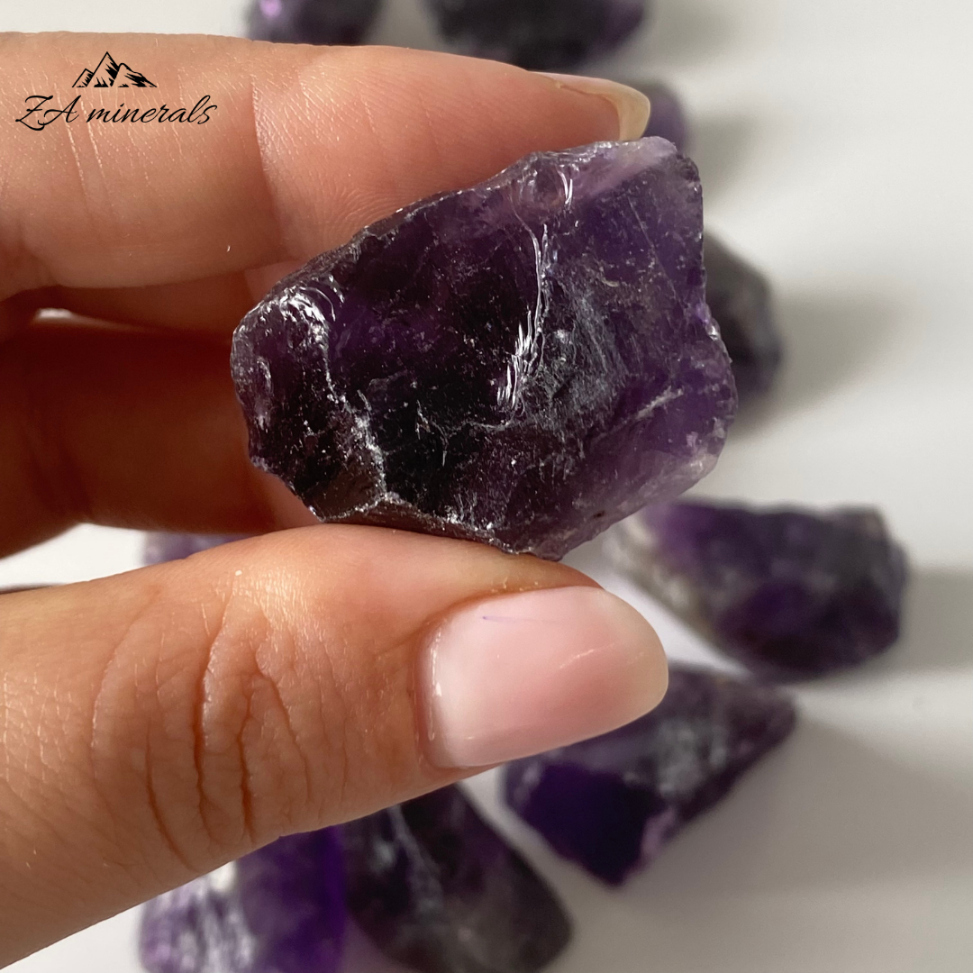 Amethyst Quartz Chunks (x12) 0.198kg