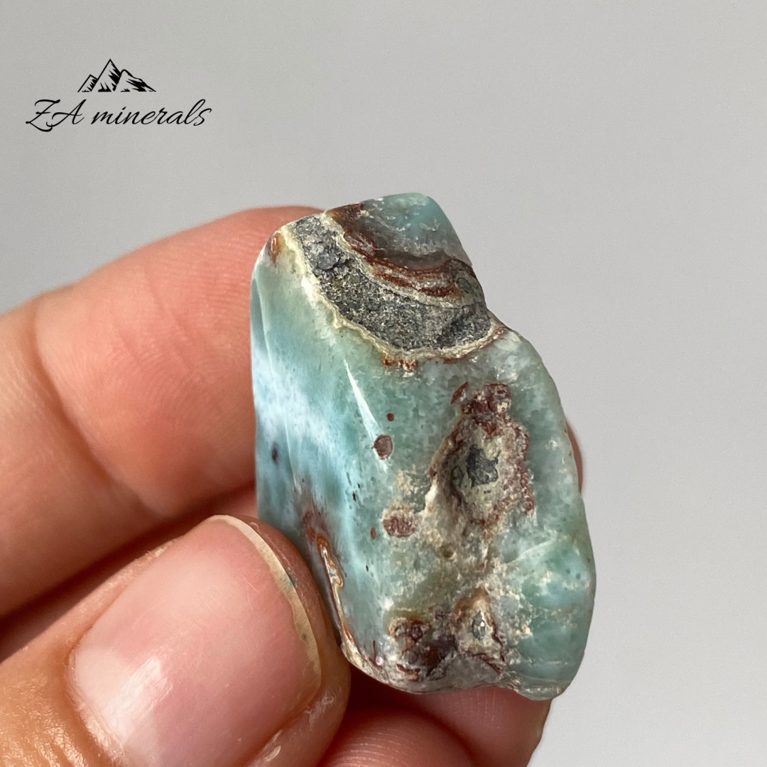 Polished Larimar 0.009kg IK07