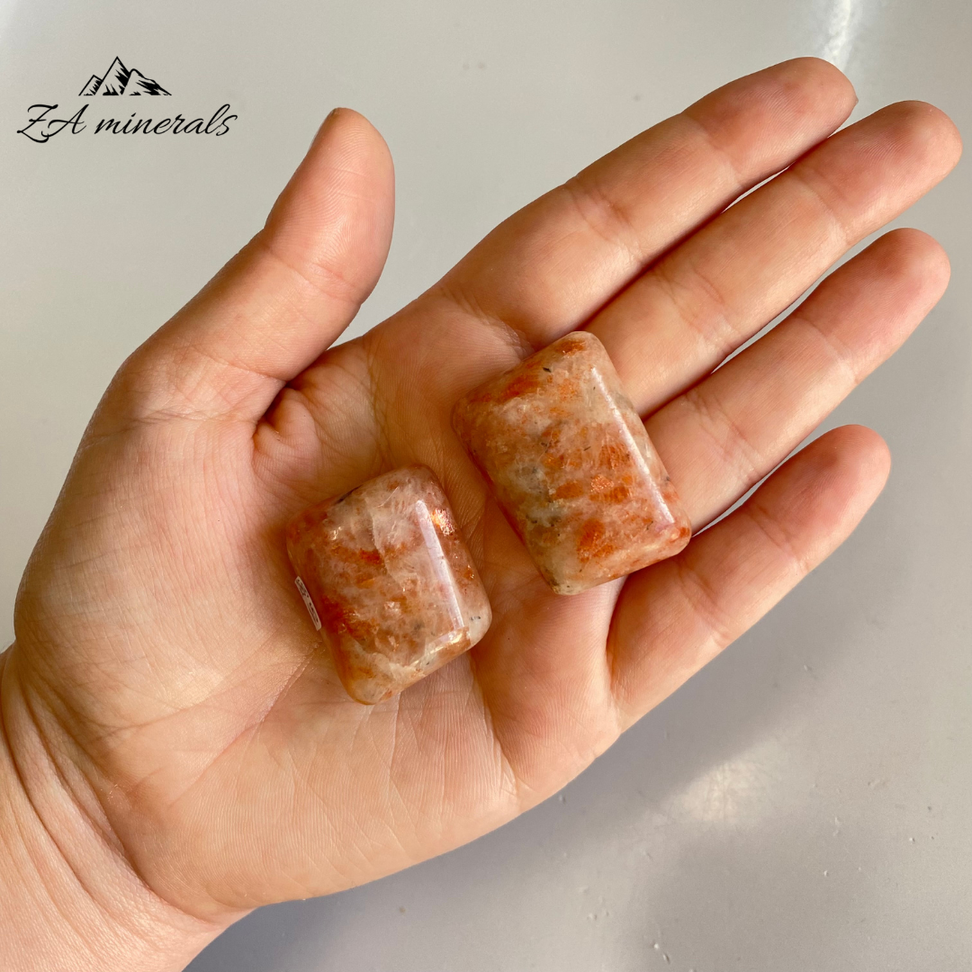 Polished Sunstone Tumble (x2) IQ191