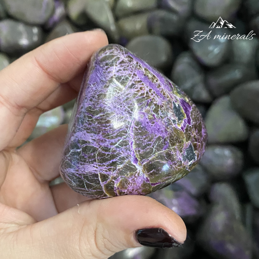 Polished Stichtite Serpentine 'Atlantisite' freeforms 15kg CL6