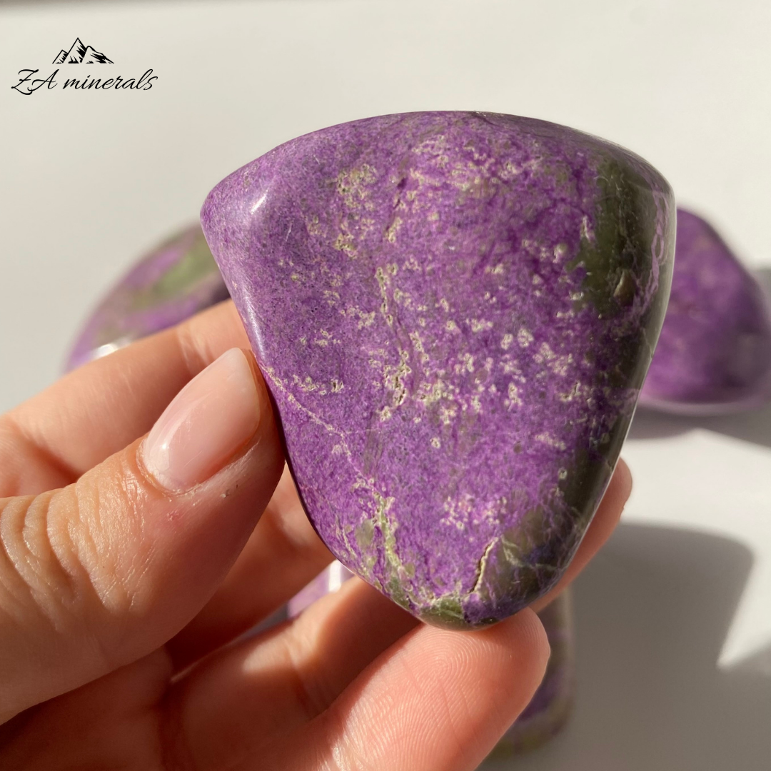 Atlantisite (Stichtite & Serpentine) Freeforms (x6) 0.600kg