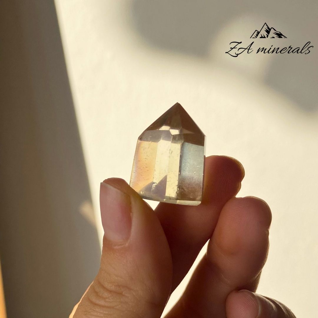Polished Citrine Mini Tower Pair 0.014kg IZ17