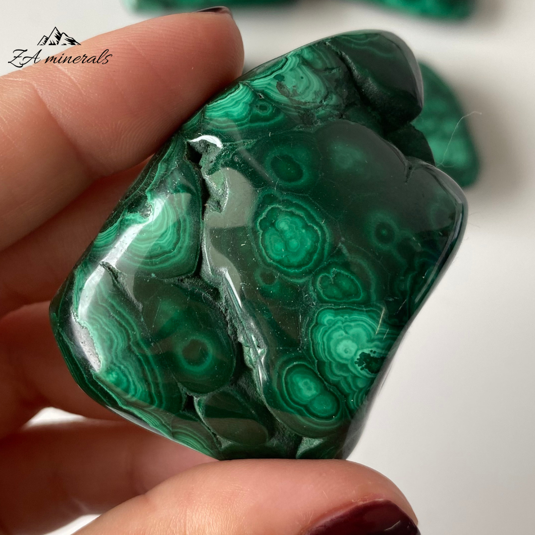 Polished Malachite Freeforms (x6) 0.409kg TT11
