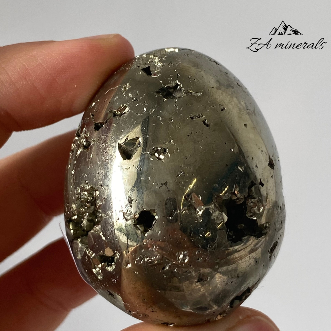 Polished Pyrite Egg 0.129kg IK19