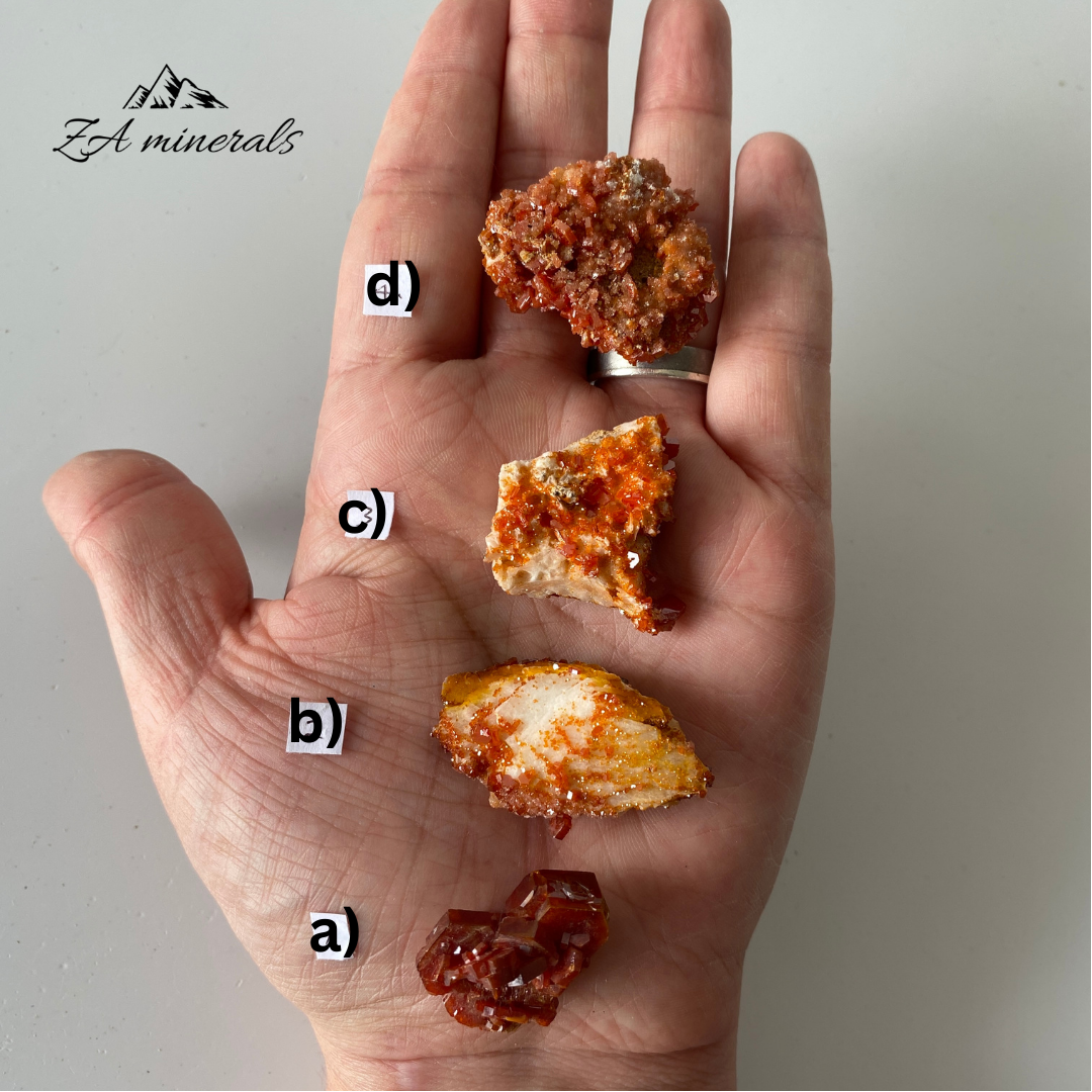 Vanadinita sobre Barita HW11