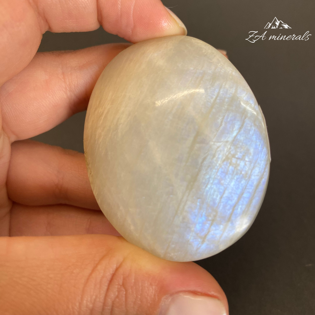 Polished Moonstone Palmstone 0.065kg IQ4 – ZA minerals