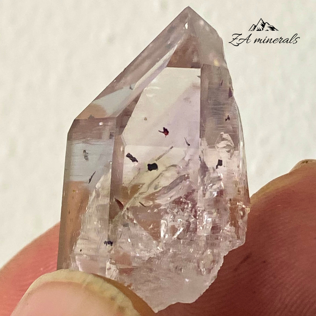 Hematite included Amethyst Quartz Streep Mine 0.013kg IX7