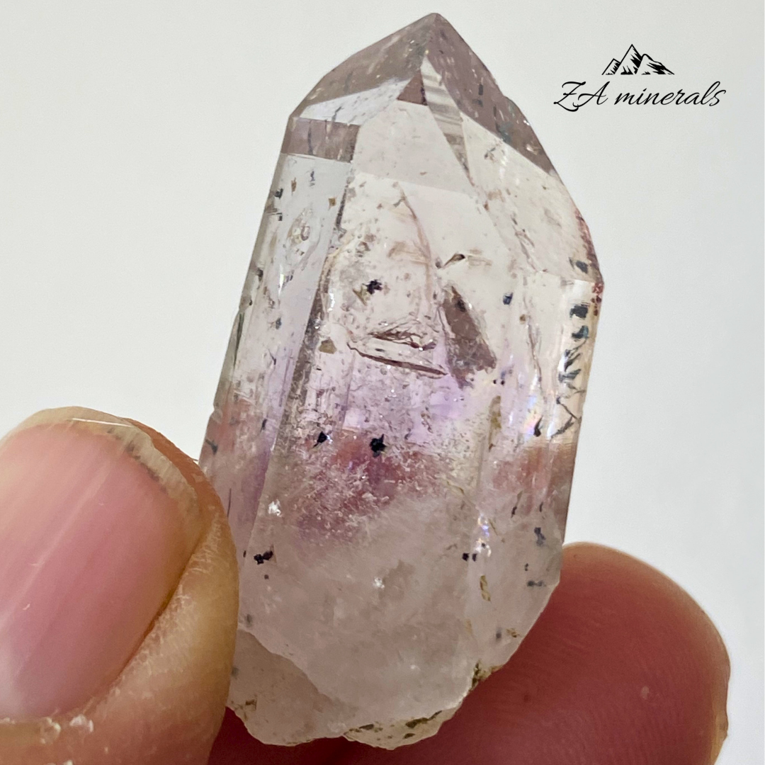 Hematite included Amethyst Quartz Streep Mine 0.015kg IX8
