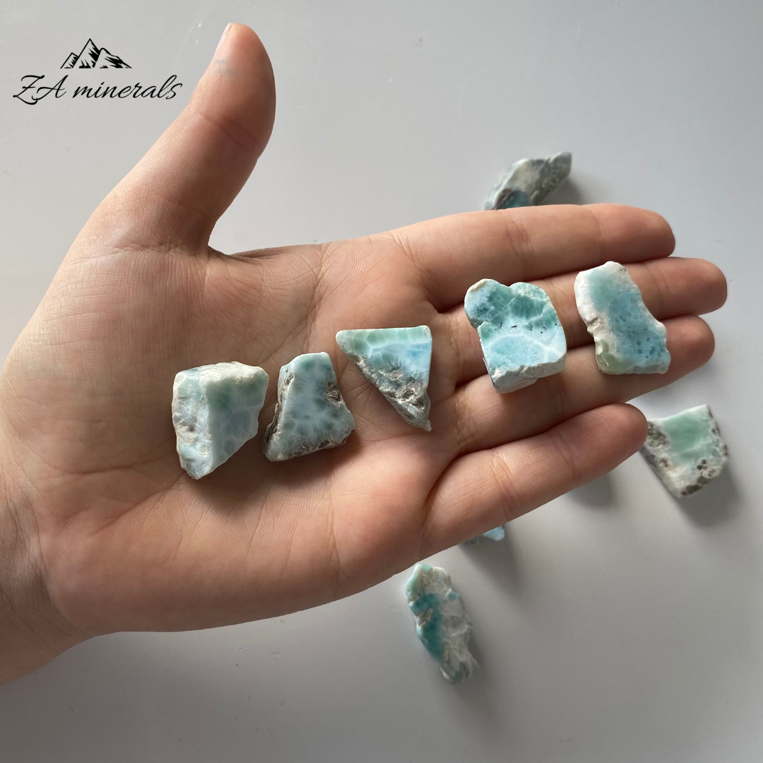 Polished Larimar (x12) 0.090kg