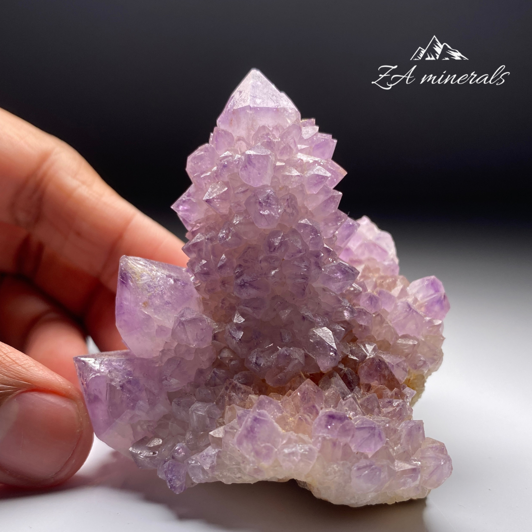 Amethyst Cactus Quartz Cluster HO01