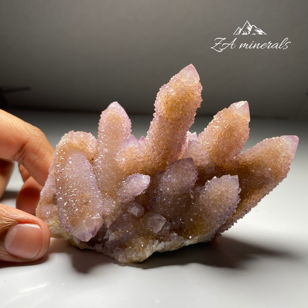 Amethyst Cactus Quartz Cluster 0.298kg HV22