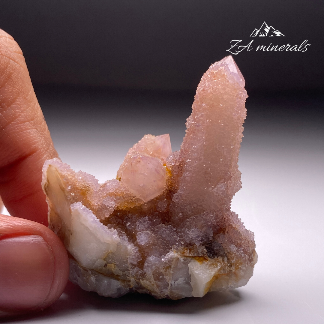 Lavender Amethyst Fairy Quartz Cluster HO24