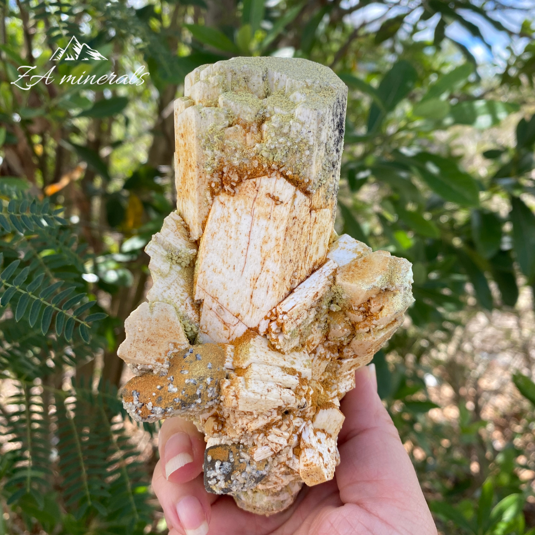 Feldespato, goshenita, hialita, siderita HN04