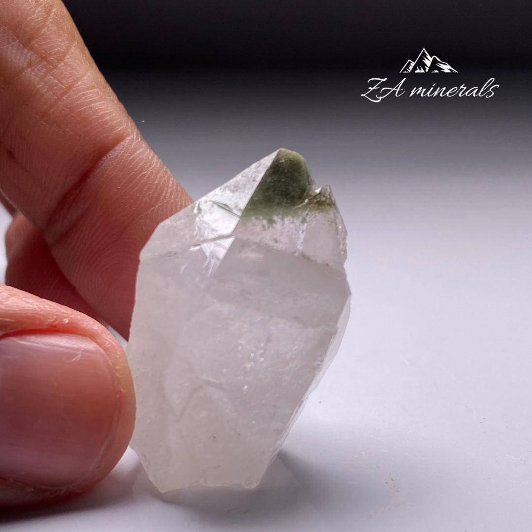 Clorito incluido Cuarzo 'Garden Quartz' HU18