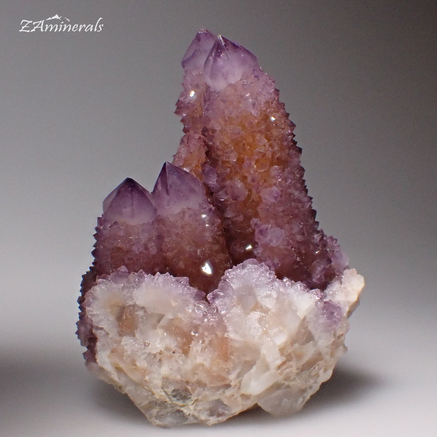 Deep Lavender Amethyst Cactus Quartz 255g HG15
