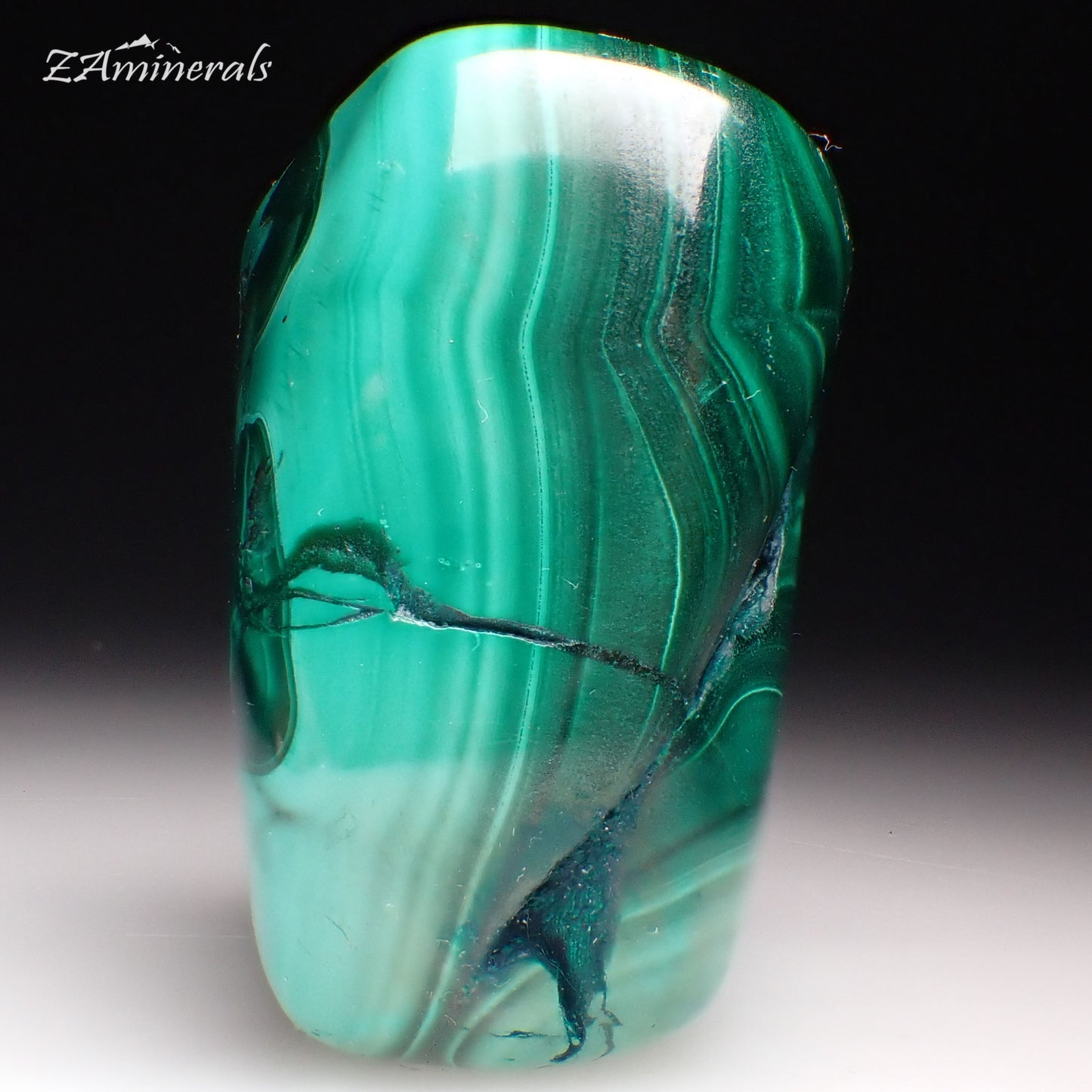 Polished Malachite Free Form 138g HD18