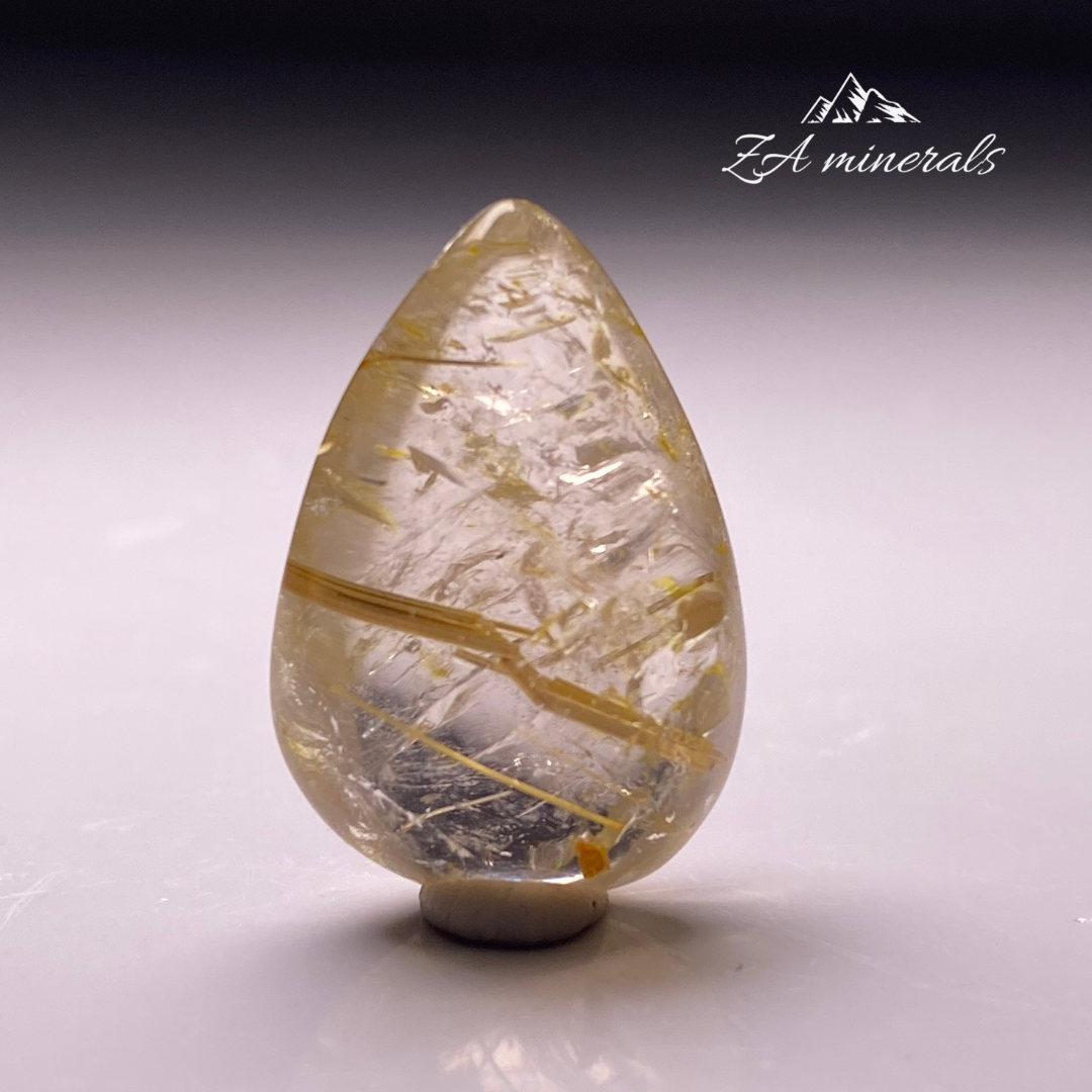 Rutilated Teardrop Quartz HS10