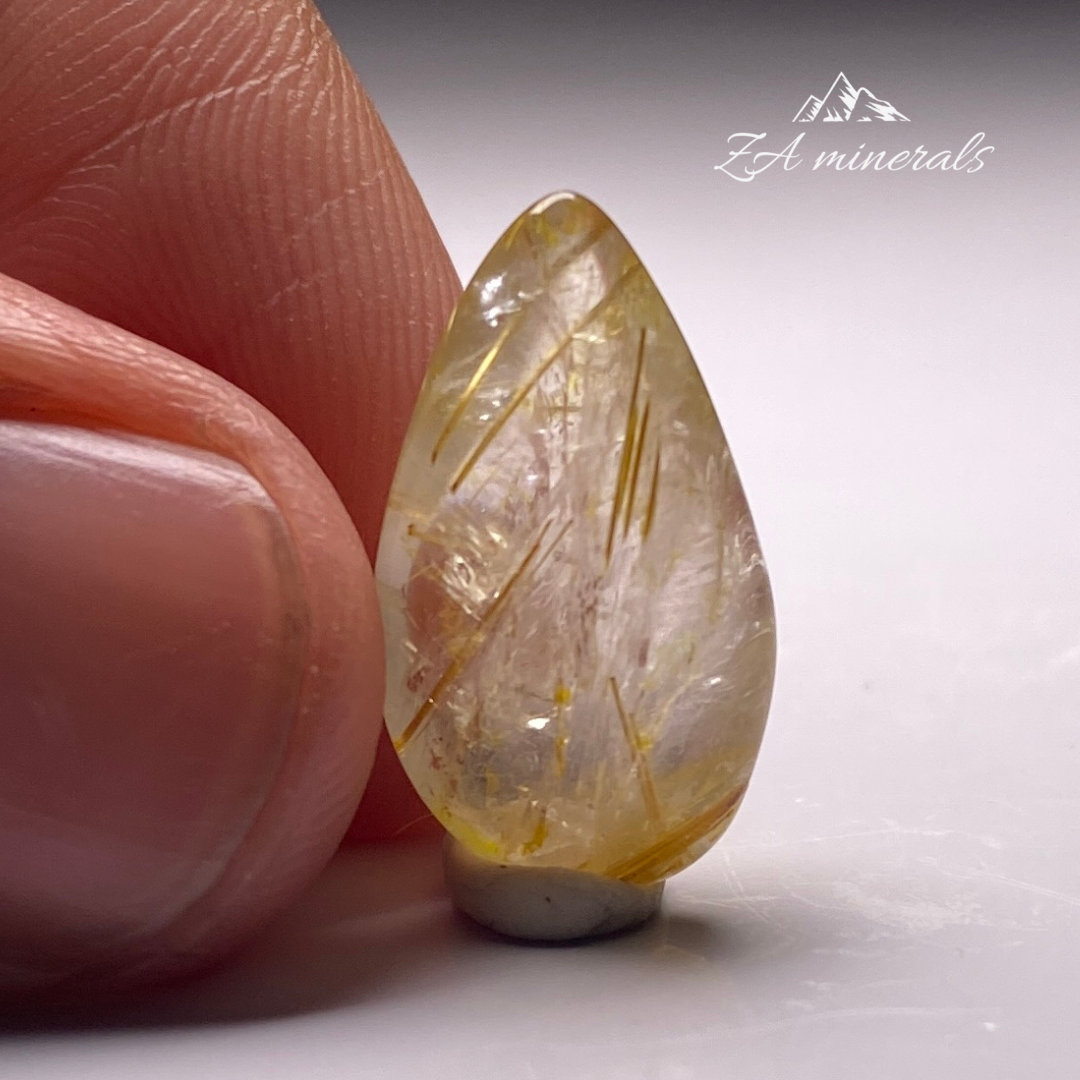 Rutilated Teardrop Quartz HS13