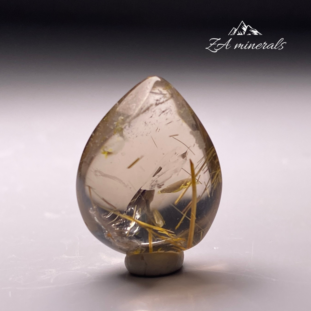 Rutilated Teardrop Quartz HS16