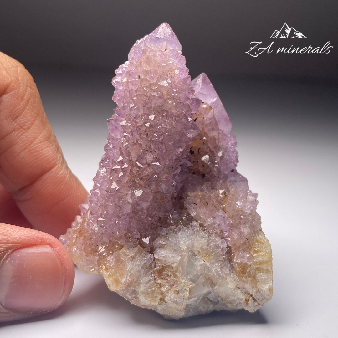 Amethyst Cactus Quartz Cluster HT11