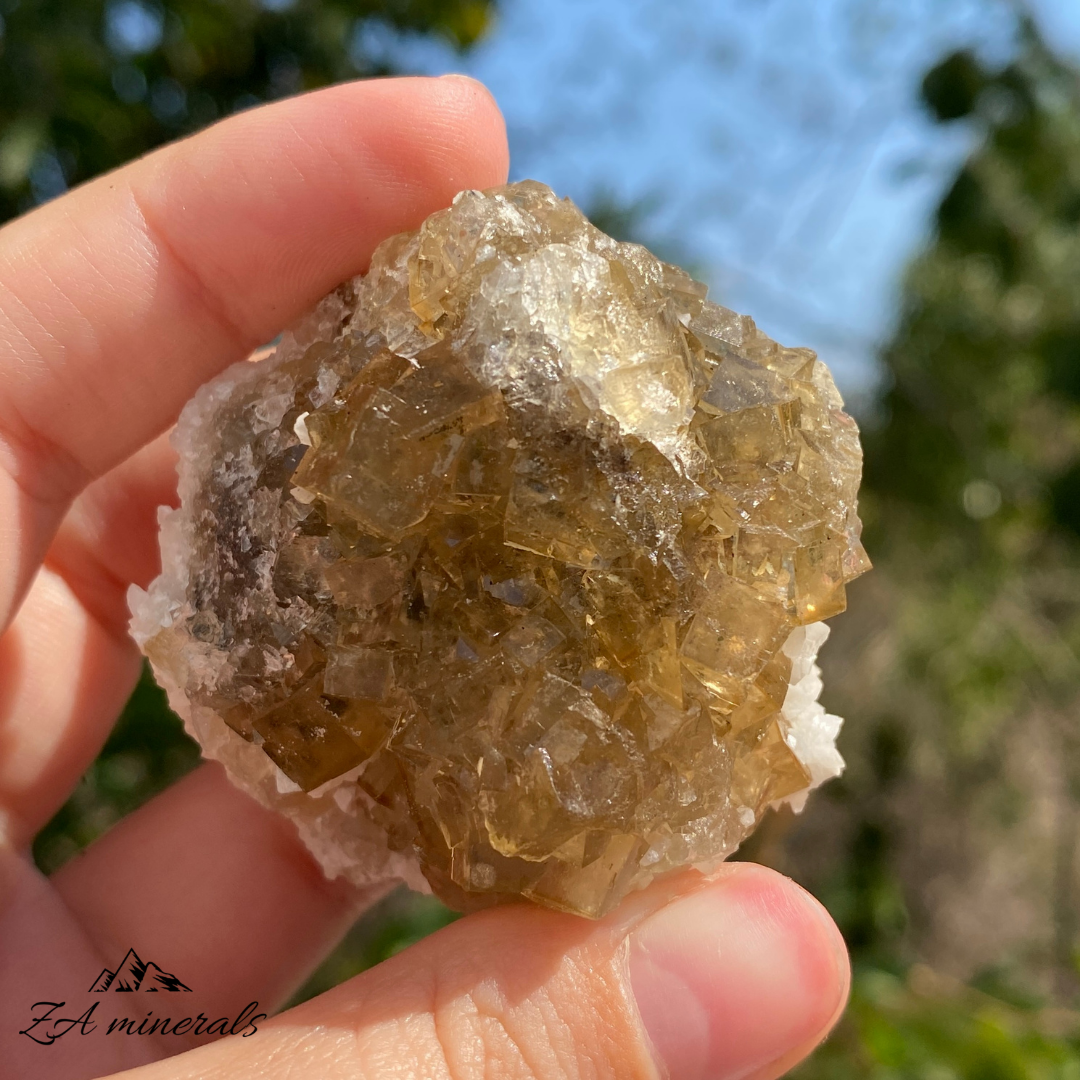 Yellow Fluorite 93g IB29