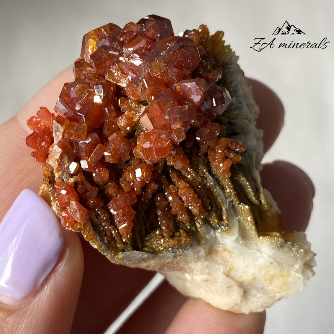 Vanadinite Barite (x19) 0.826kg RTS17