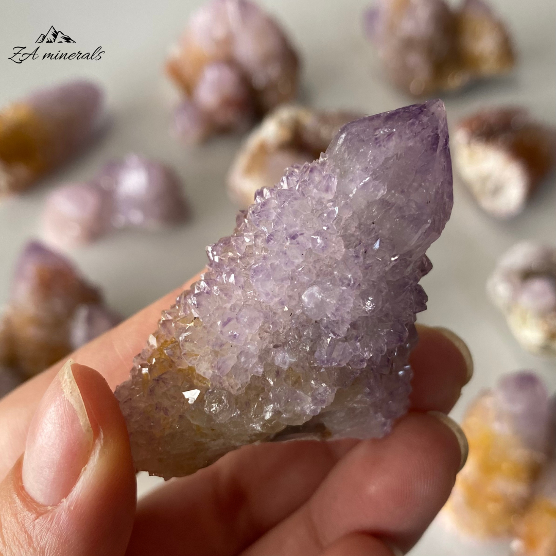 Amethyst Cactus Quartz (x12) 0.714kg RTS1