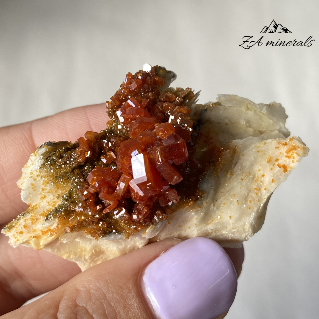 Vanadinite Barite (x19) 0.826kg RTS17