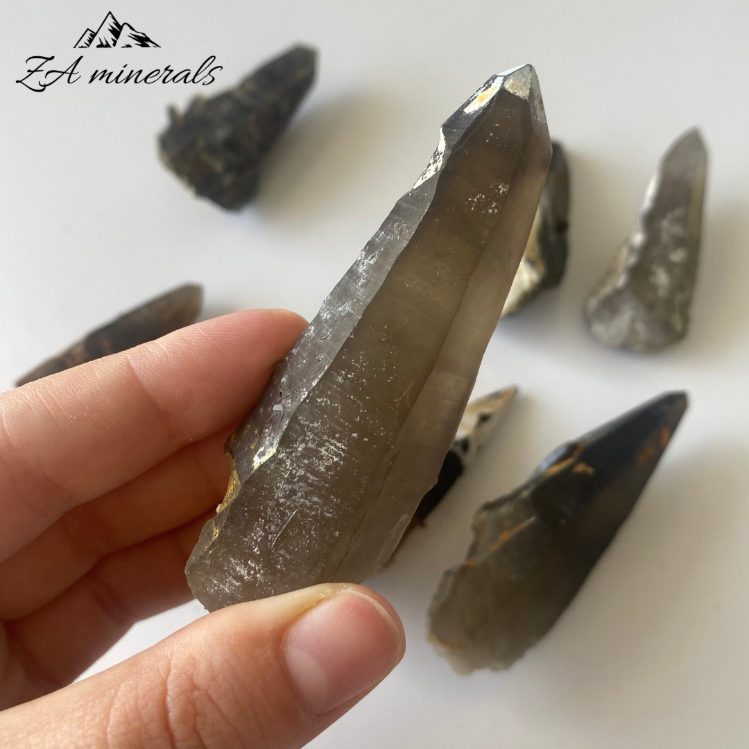 Tessin Habit Smoky Quartz (x8) 0.366kg