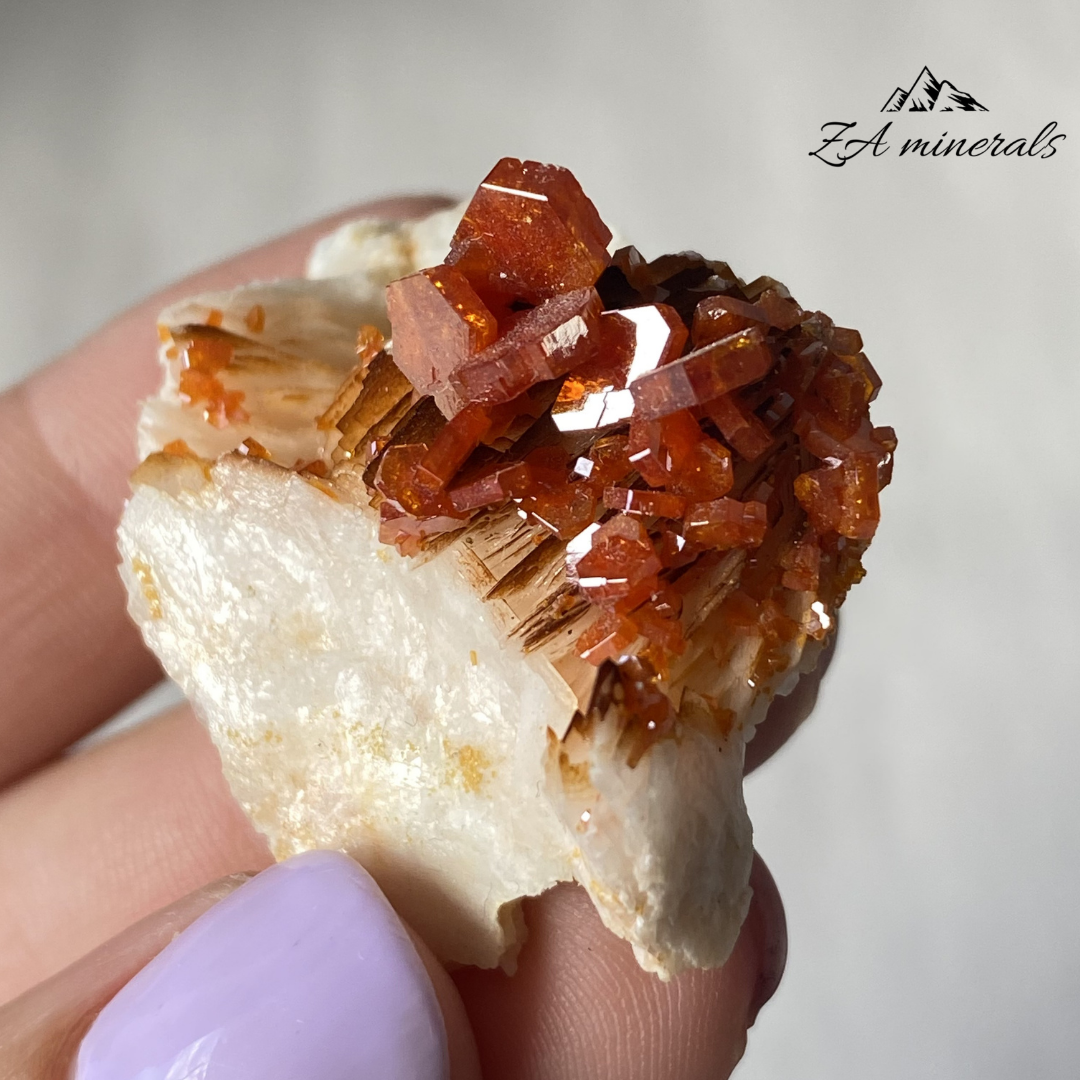 Vanadinite Barite (x19) 0.826kg RTS17