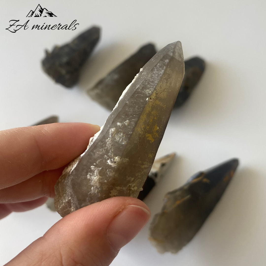 Tessin Habit Smoky Quartz (x8) 0.366kg