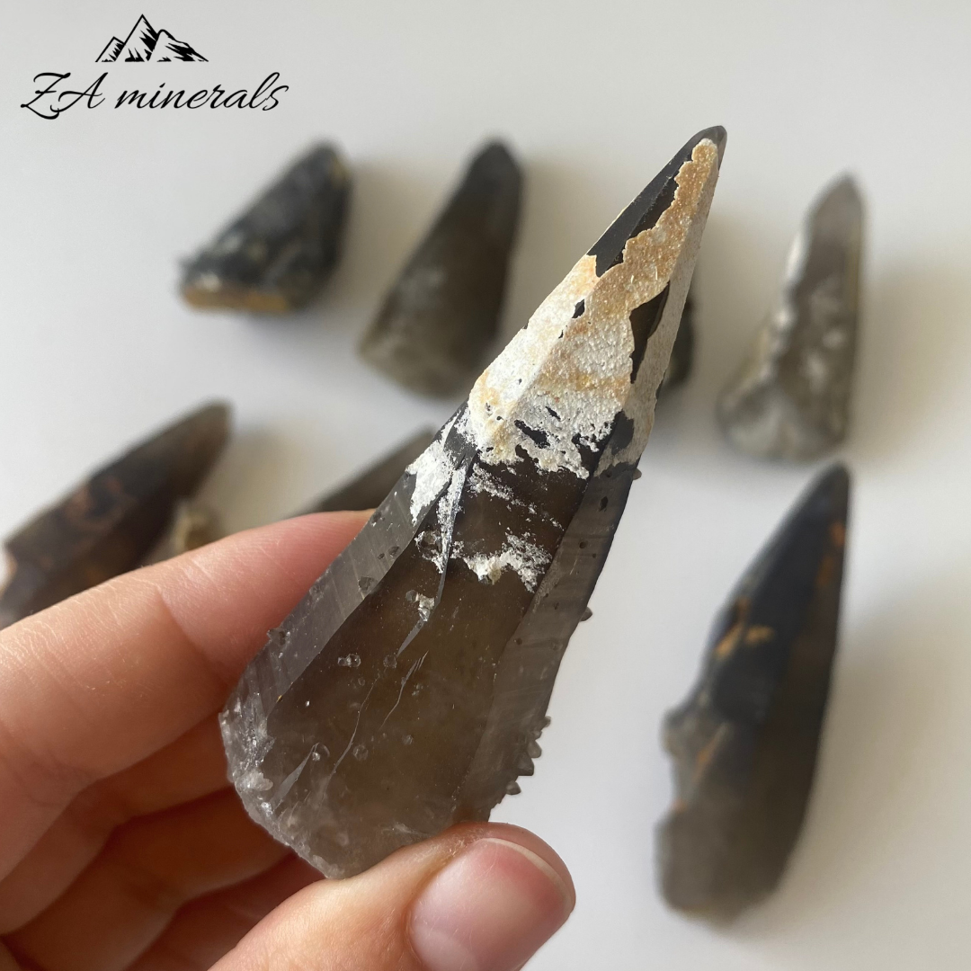 Tessin Habit Smoky Quartz (x8) 0.366kg