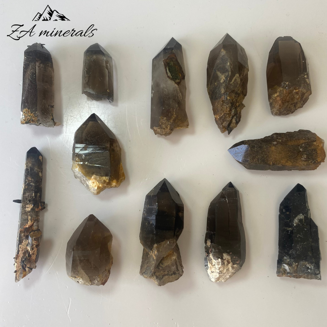 Smoky Quartz (x12) 0.216kg