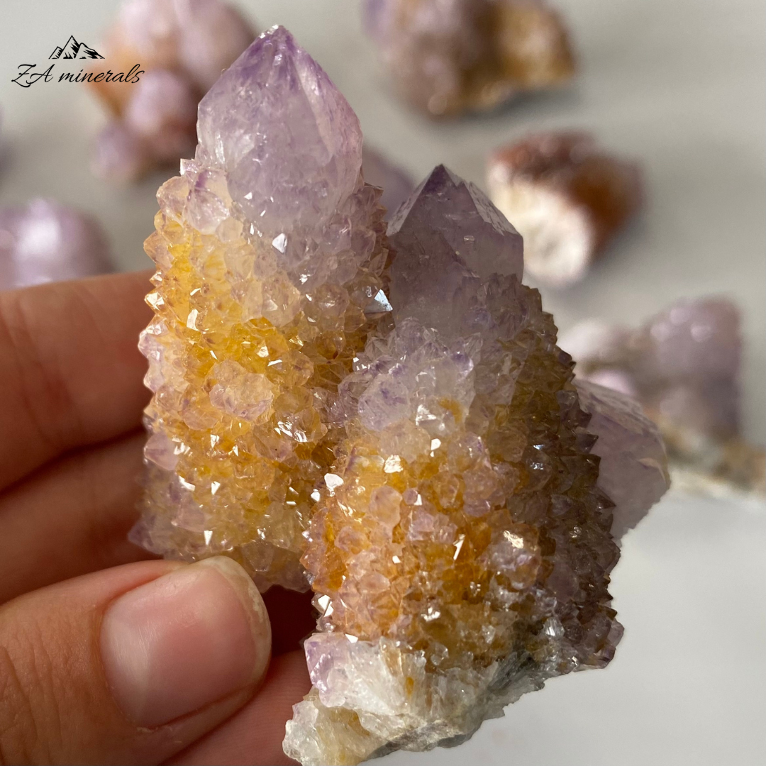 Amethyst Cactus Quartz (x12) 0.714kg RTS1