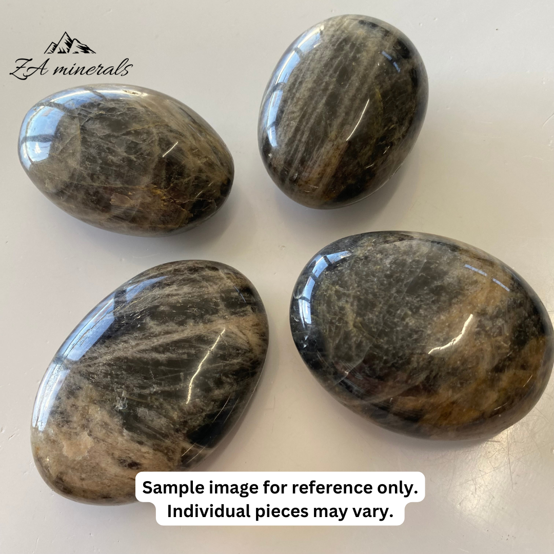 Polished Black 'Moonstone' Feldspar IQ8