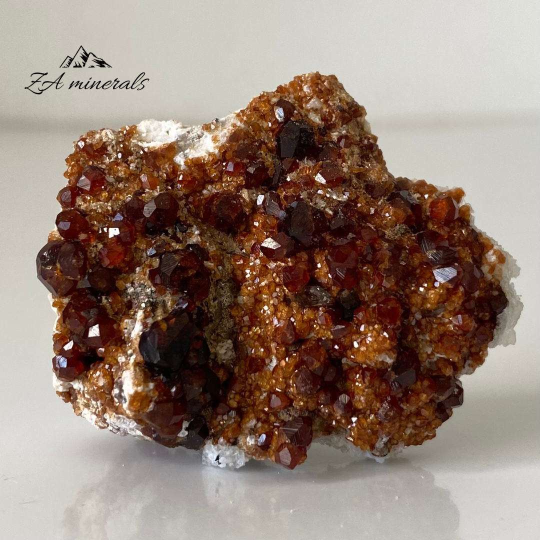 Spessartine Garnet & Feldspar 0.033kg