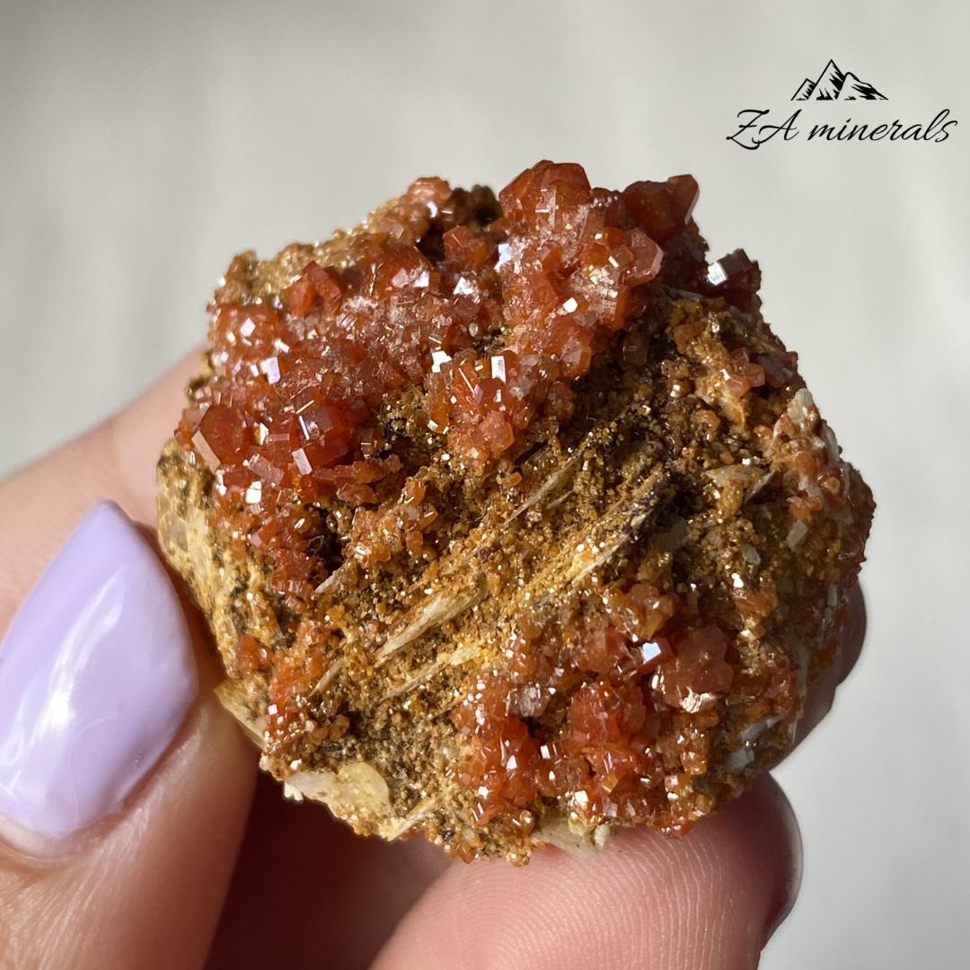Vanadinite Barite (x19) 0.826kg RTS17