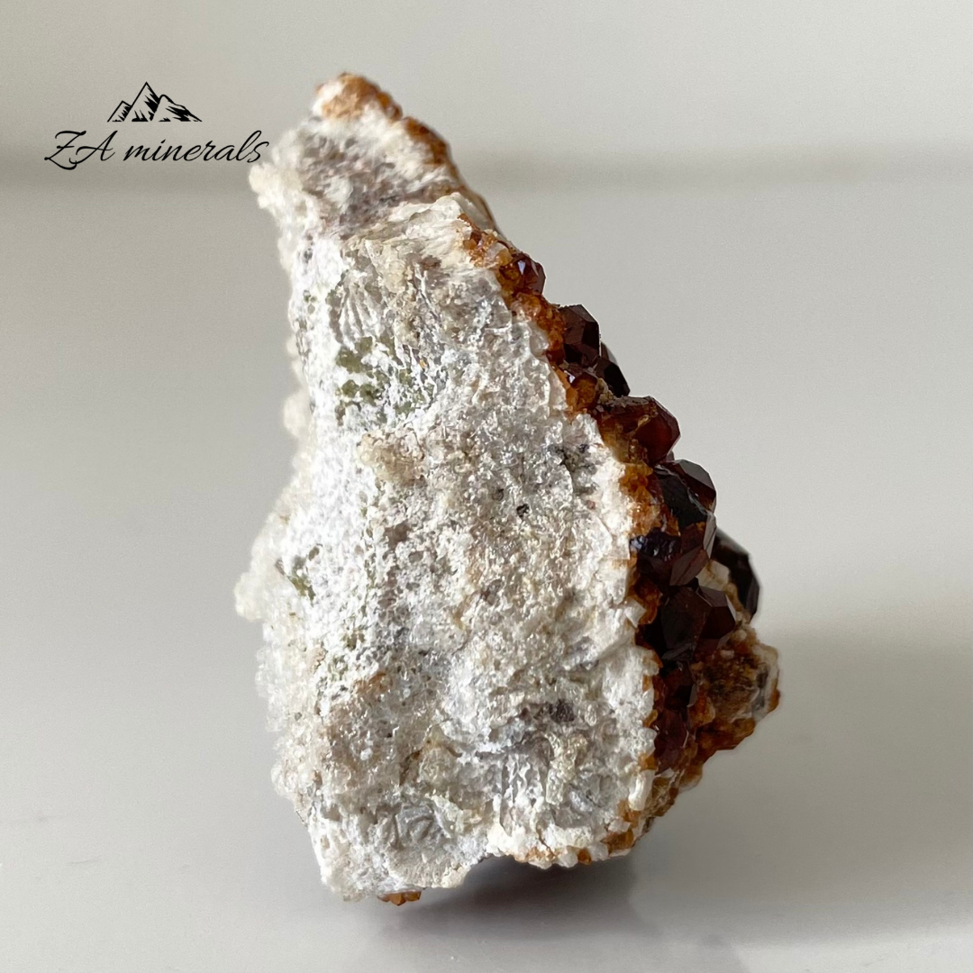 Spessartine Garnet & Feldspar 0.033kg