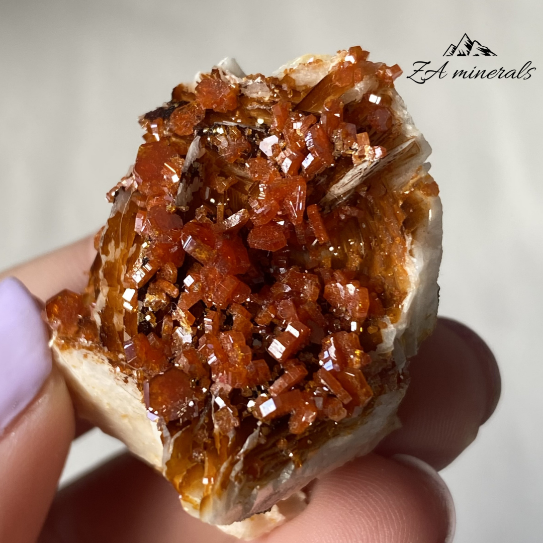 Vanadinite Barite (x19) 0.826kg RTS17