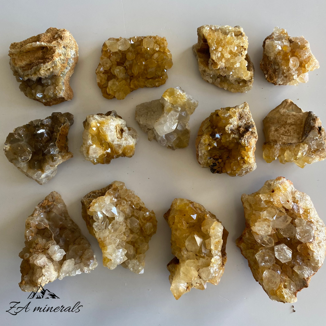 Yellow Quartz (x13) 1.45kg RTS13