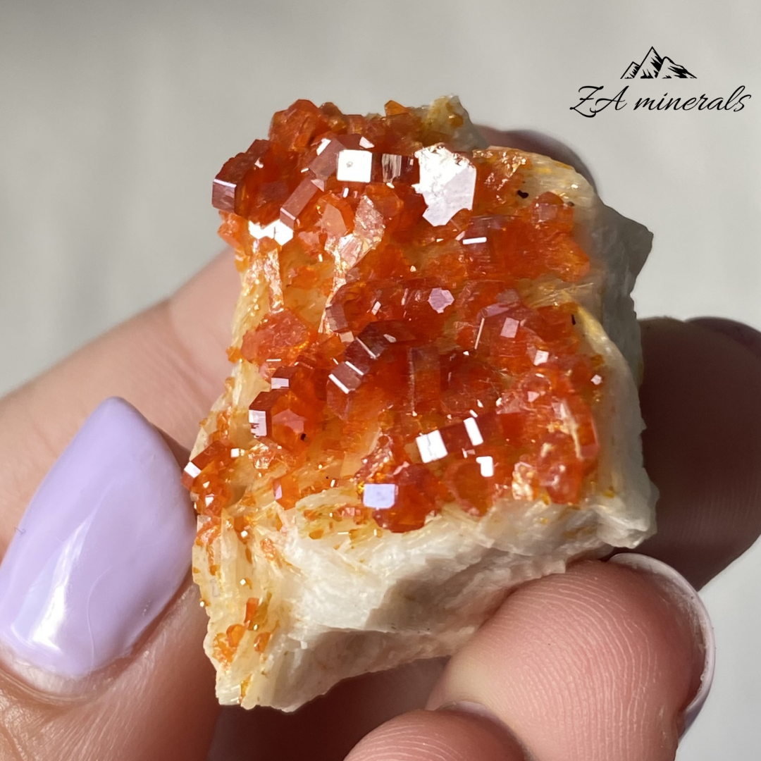 Vanadinite Barite (x19) 0.826kg RTS17
