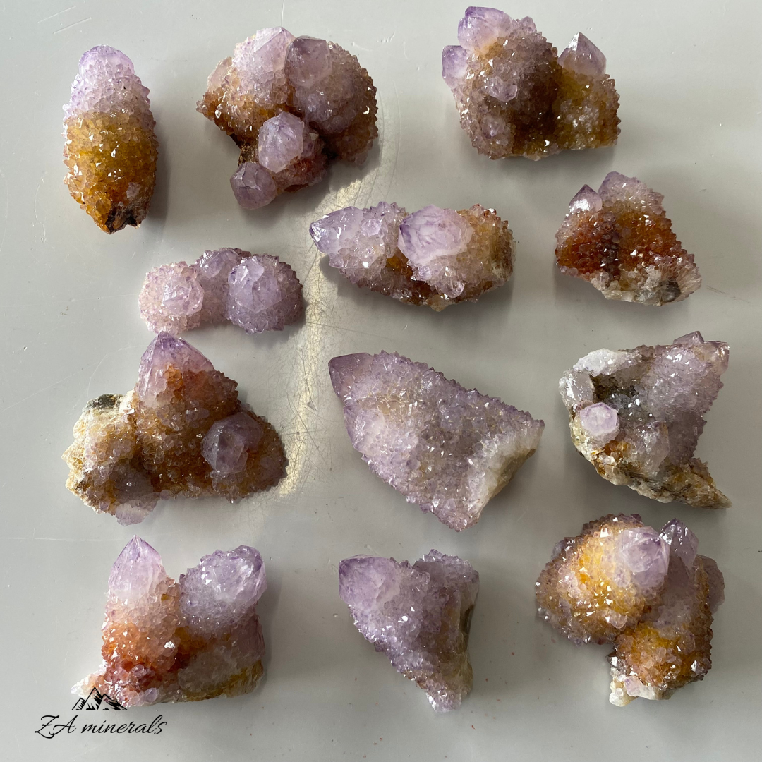 Amethyst Cactus Quartz (x12) 0.714kg RTS1