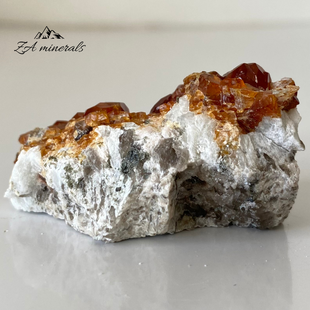 Spessartine Garnet & Feldspar 0.050kg