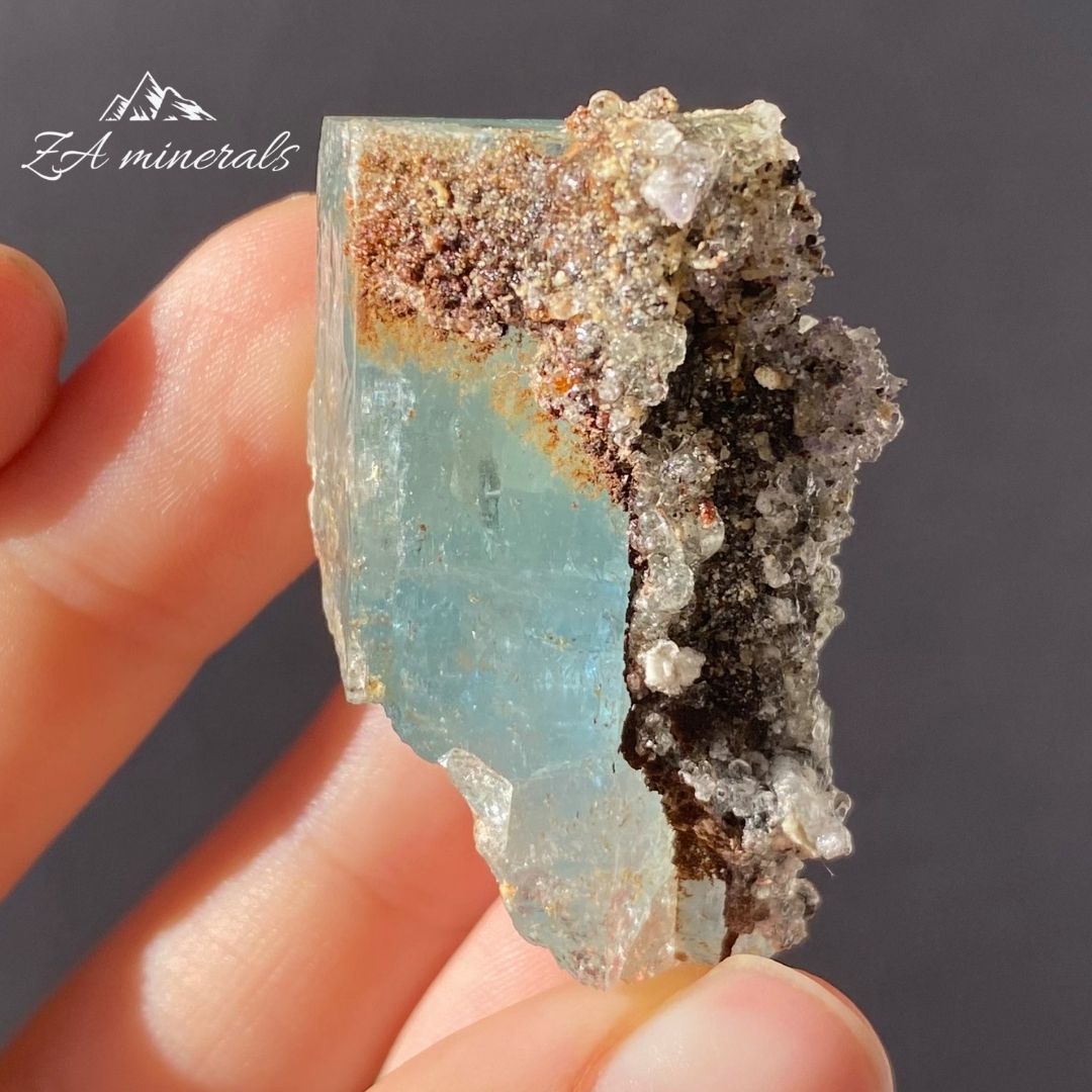 Aquamarine Hyalite Opal-AN 0.021kg IZ5