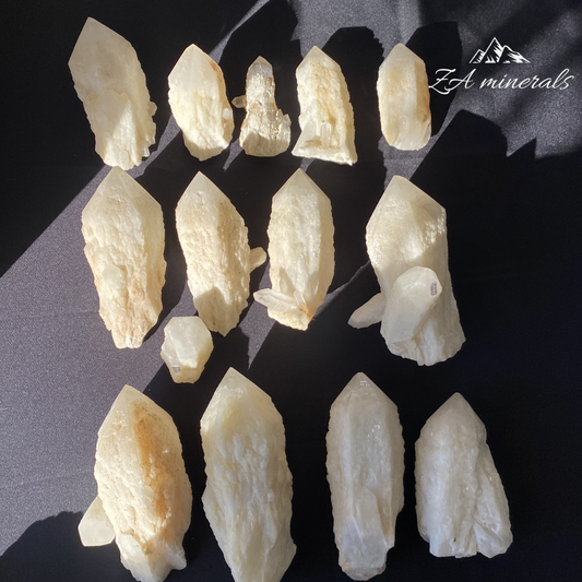 White Quartz crystal batch