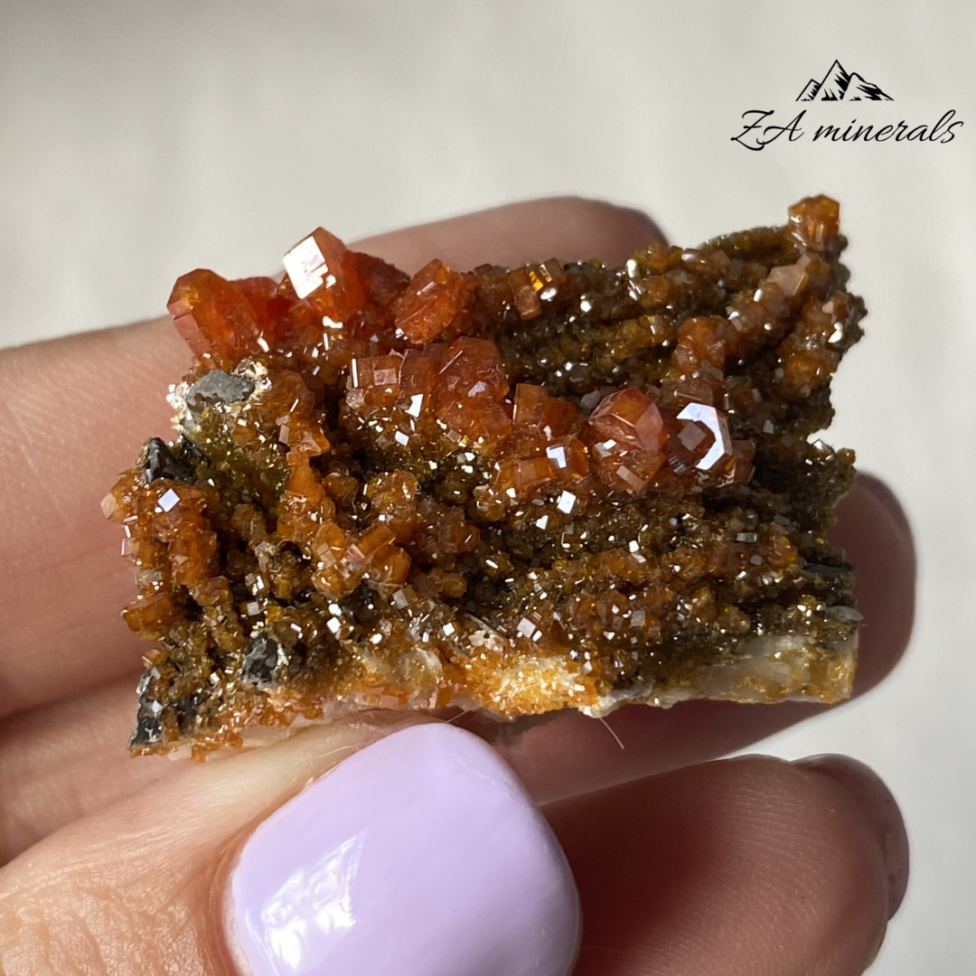 Vanadinite Barite (x19) 0.826kg RTS17