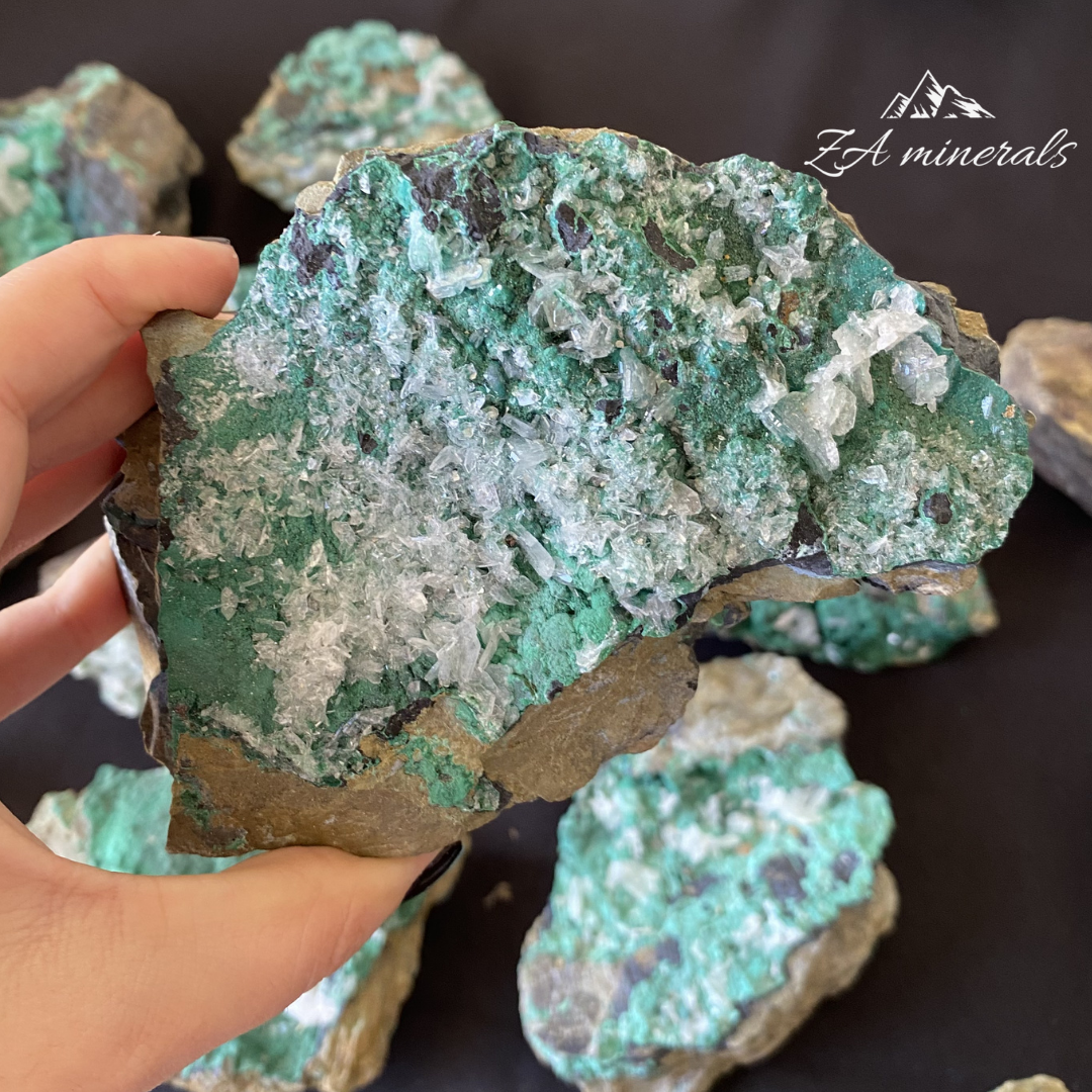Baryte and Malachite (x16) 5kg CL3